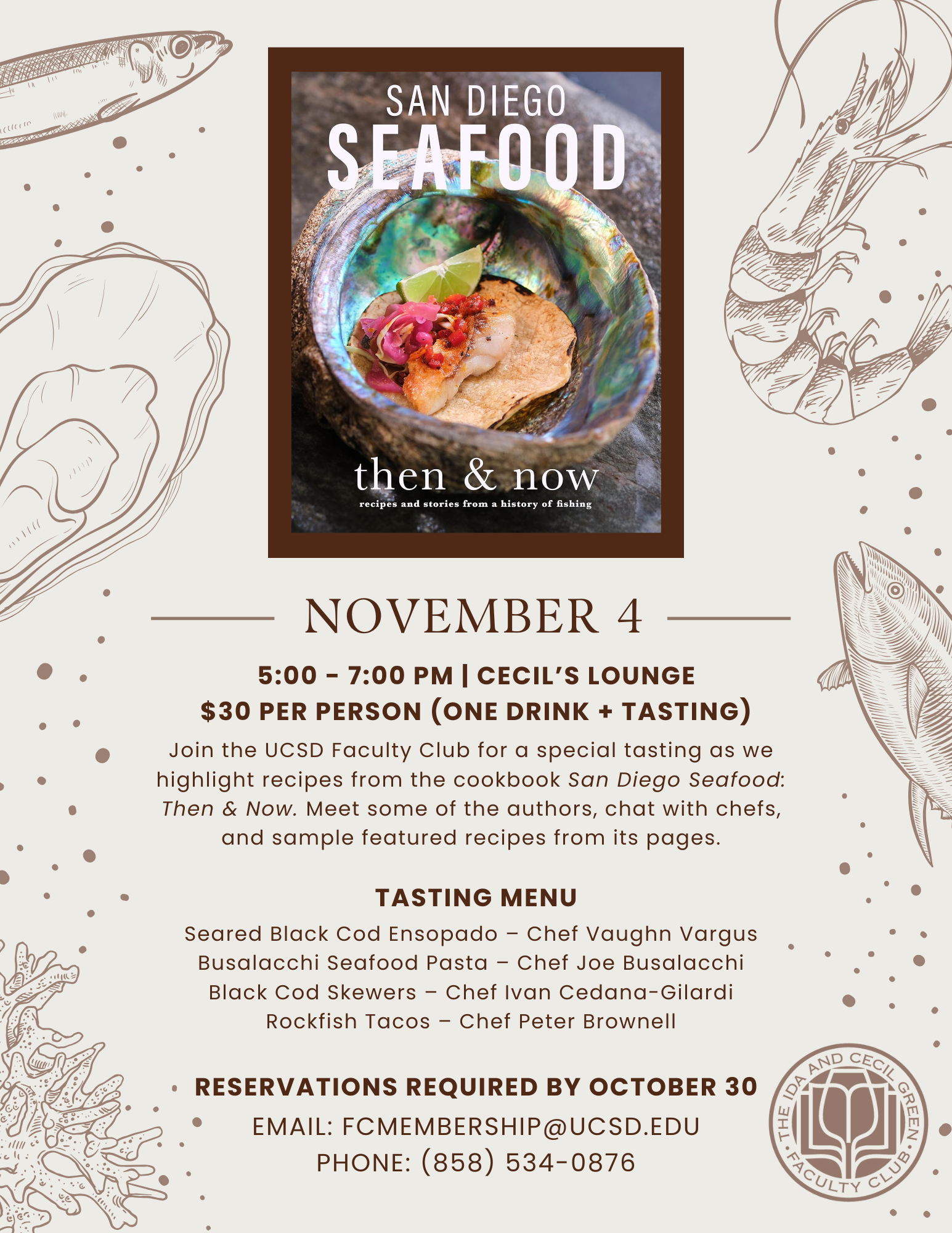San Diego Seafood: Book Signing & Small Bites